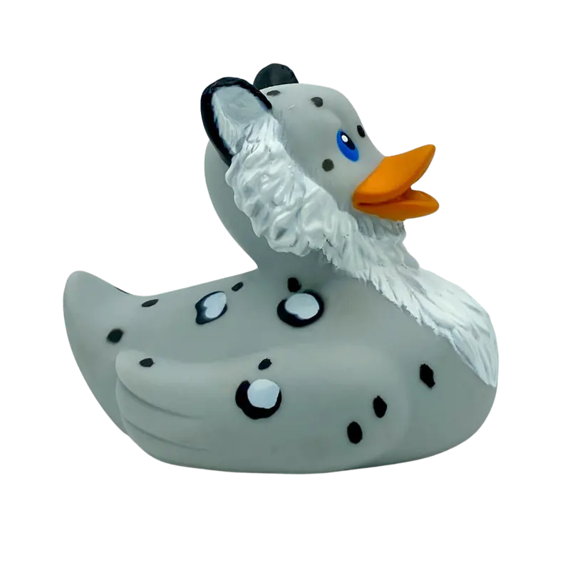 Schnee Leopard Ente Badeente Quietscheente Wild Republic
