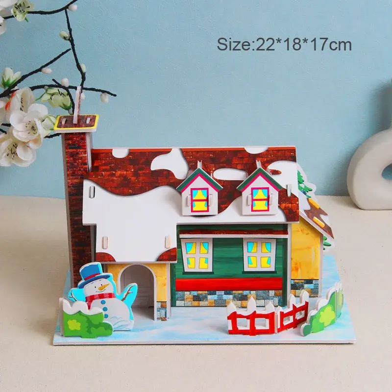 Schneemann Puzzle für Kinder | Weihnachts-Lernspiel – Bimbino