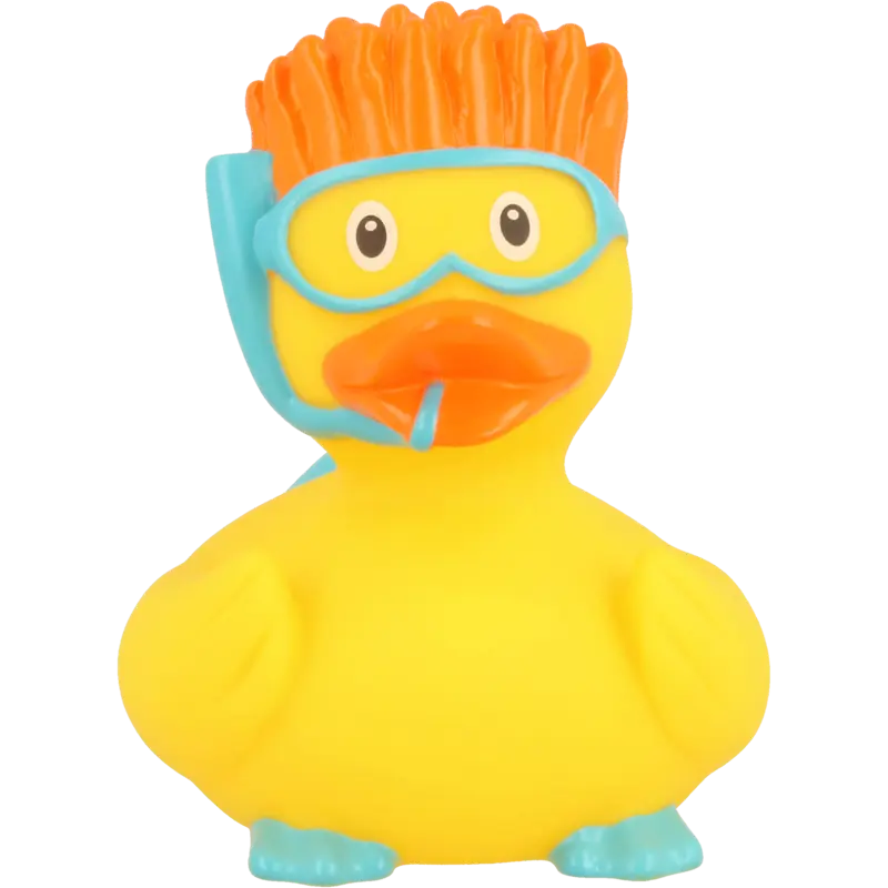 Schnorcheln Ente Badeente Quietscheente Gummiente Lilalu