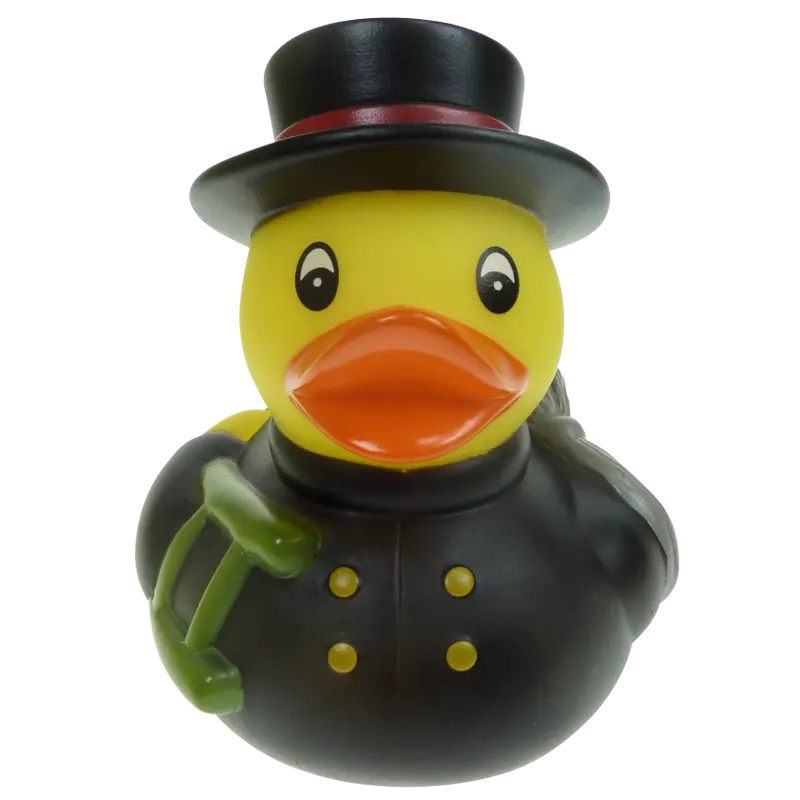 Schornsteinfeger Glücksbringer Ente Badeente Quietscheente Factotum