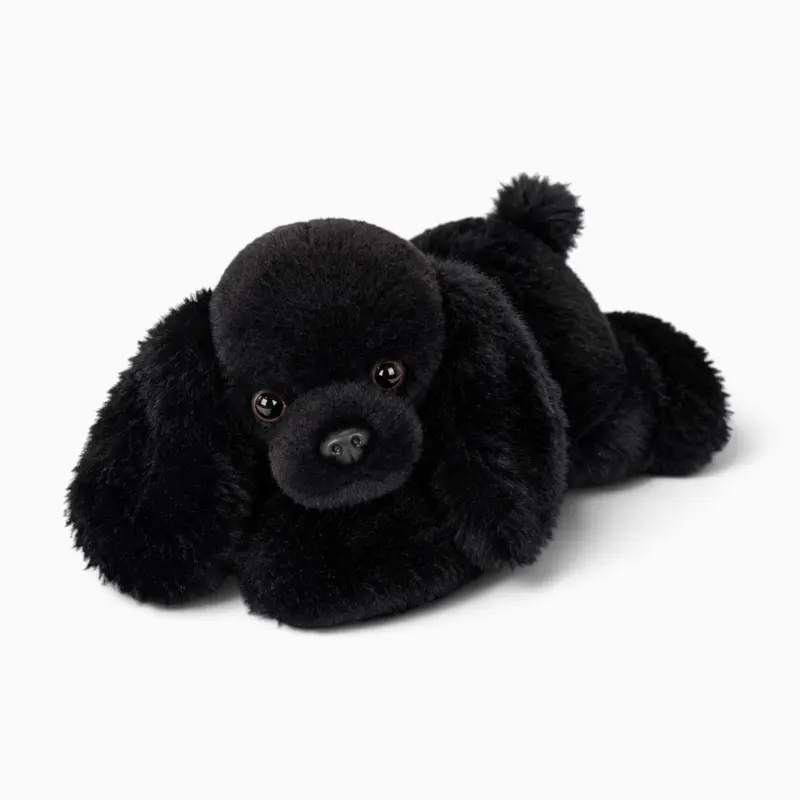 Schwarzes Pudel-Kuscheltier
