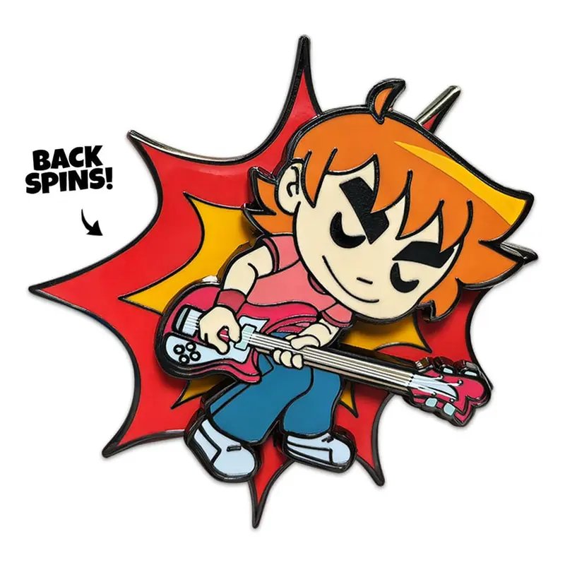 Scott Pilgrim Ansteck-Pin Scott Playing Guitar 5 cm
