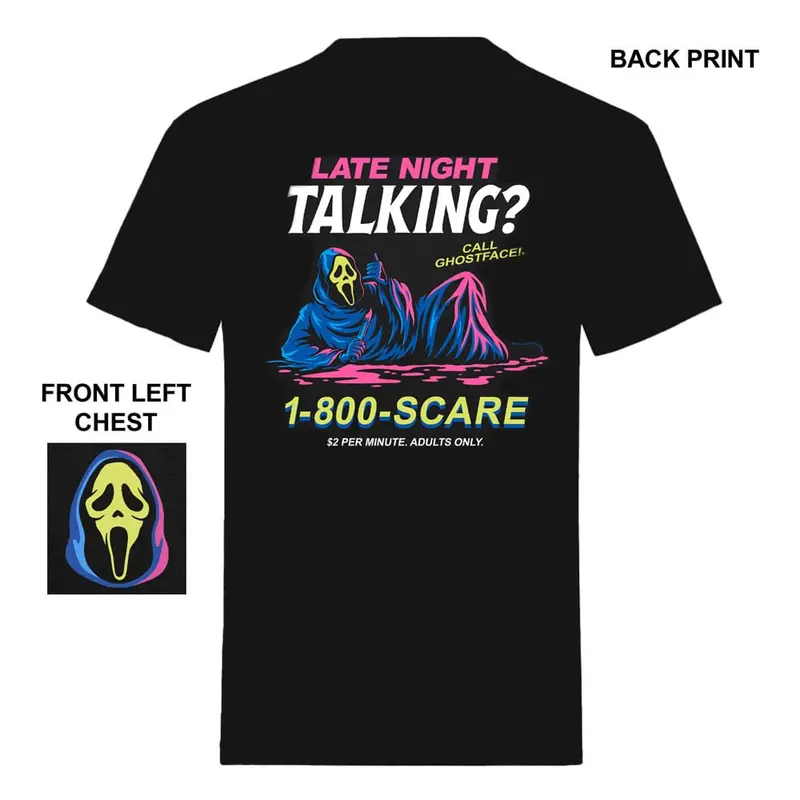 Scream - Schrei! T-Shirt Ghost Face Late Night Talking Größe M