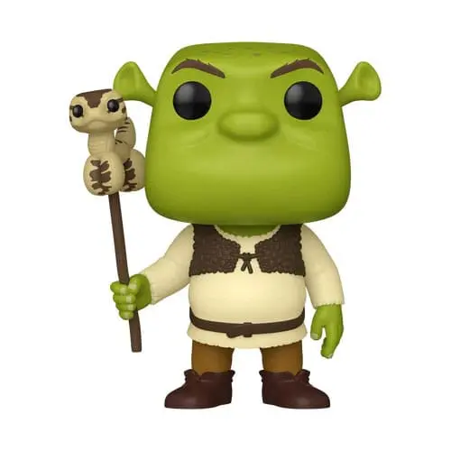 Shrek POP! Movies Vinyl Figur 30th Anniversary Shrek w/Snake 9 cm