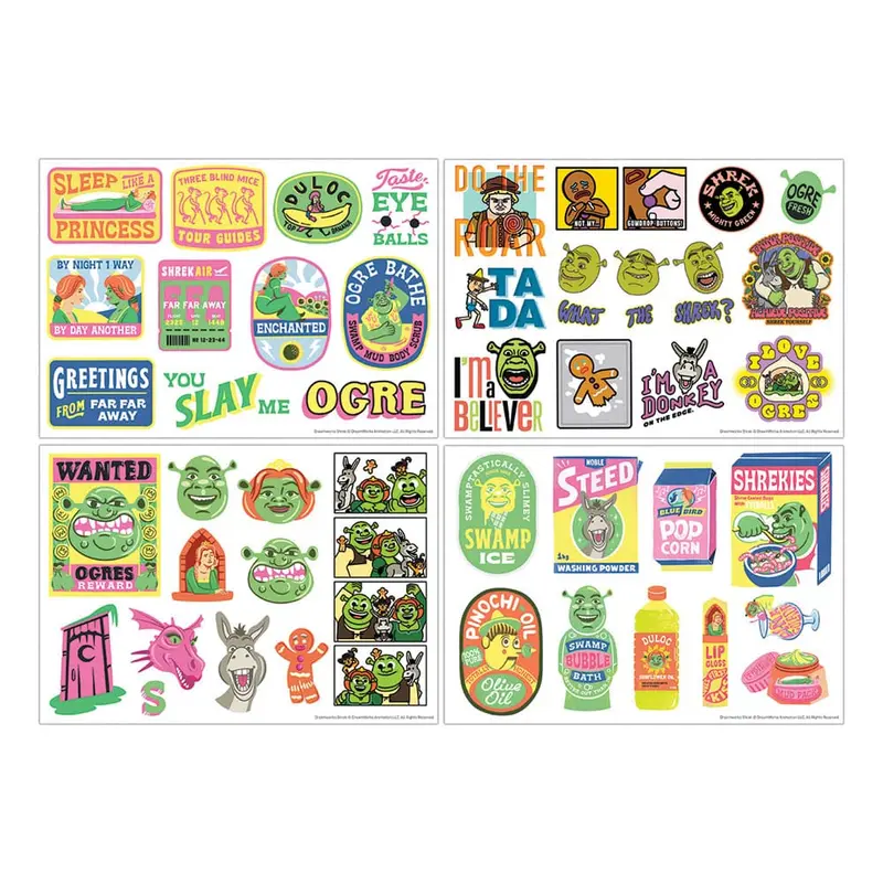 Shrek Tech Sticker Pack
