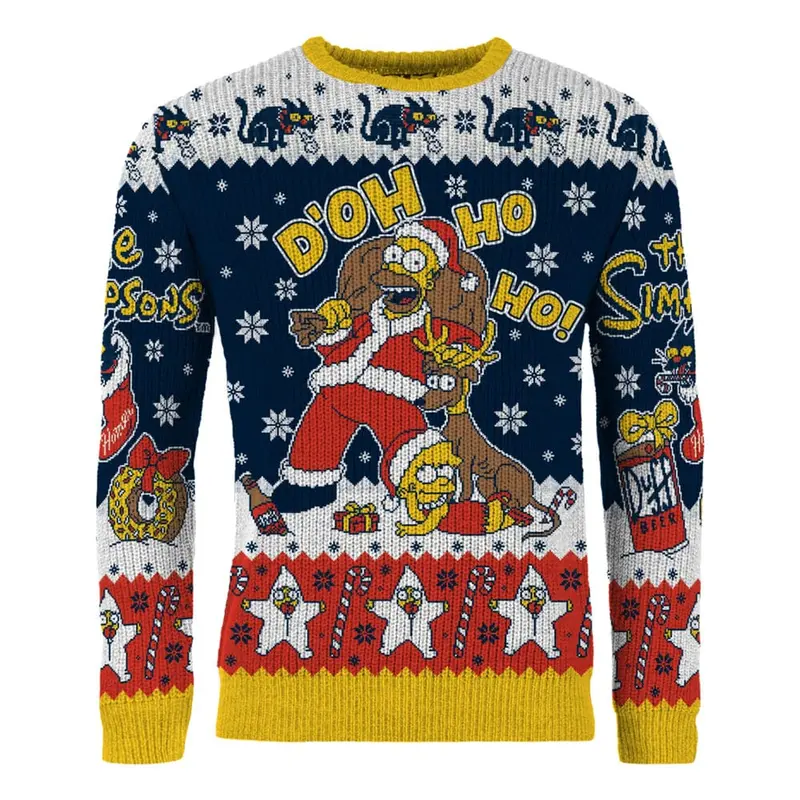 Simpsons Christmas Pullover D'oh Ho Ho! Größe M