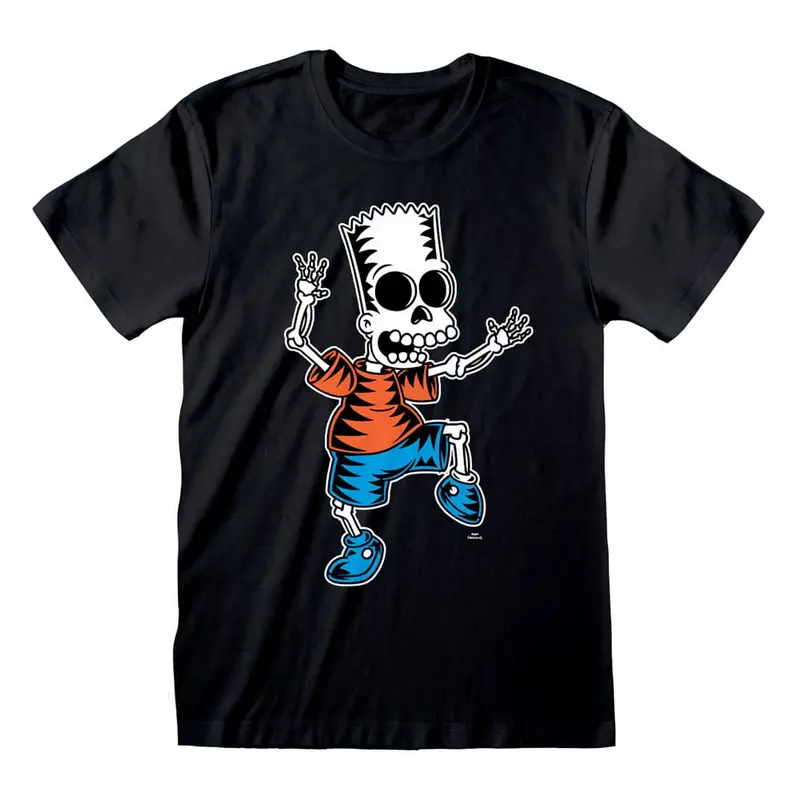 Simpsons T-Shirt Skeleton Bart Größe S