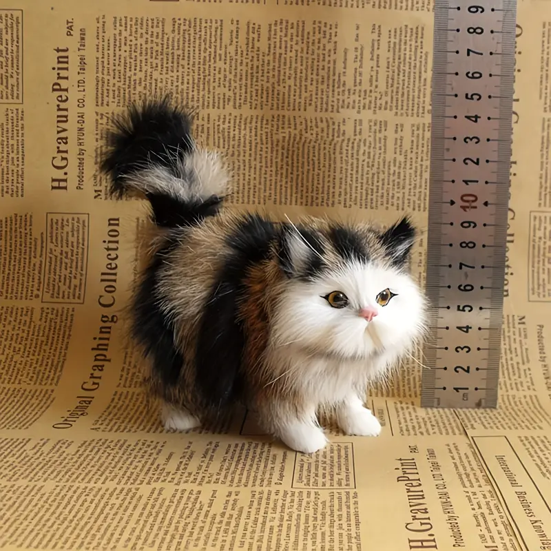 Simulation Katze Plüschtier | Realistisch & Weich – Bimbino