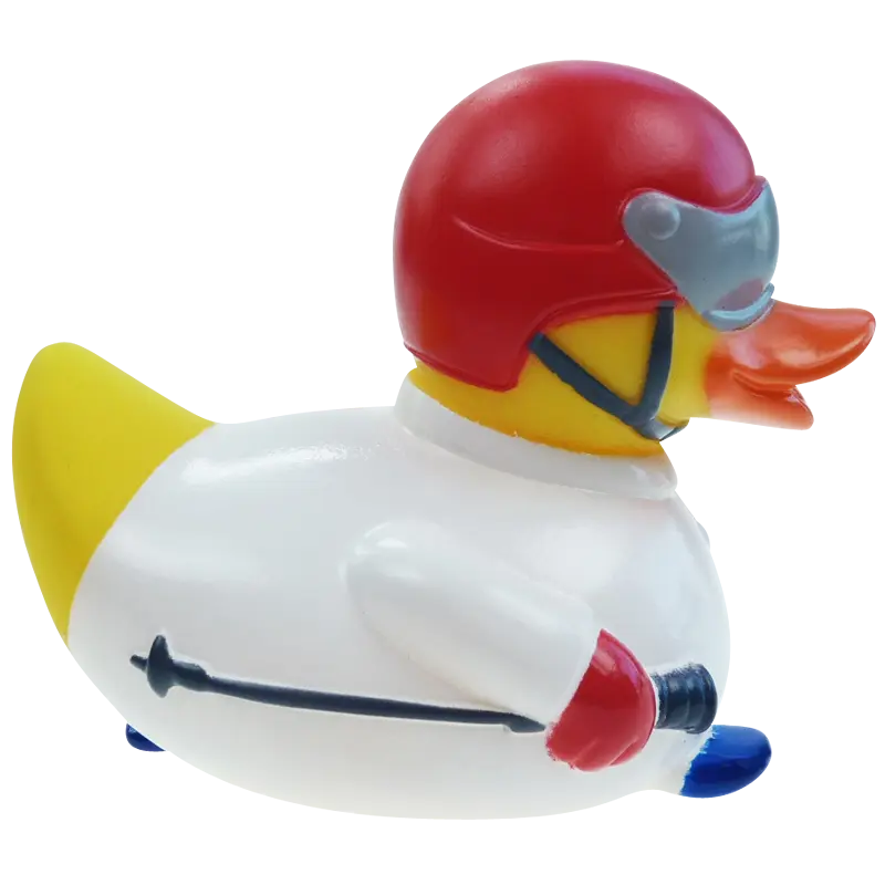 Ski Fahren Ente Badeente Quietscheente Factotum