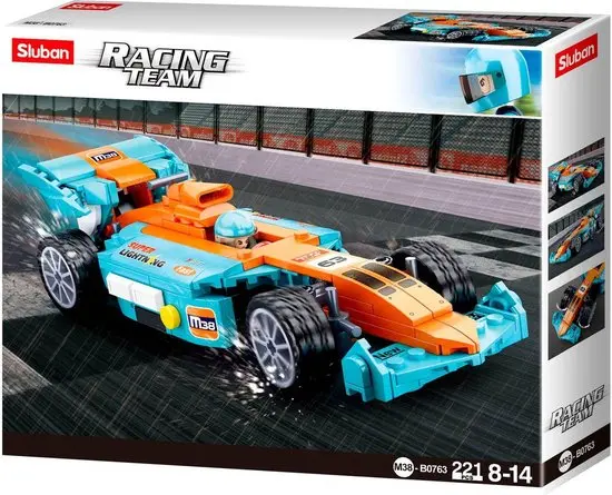 Sluban M38-B0763 - Racing Team - Rennwagen