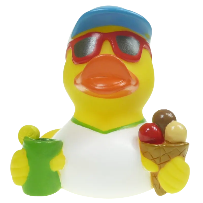 Sommer Urlaub Ente Badeente Quietscheente Factotum