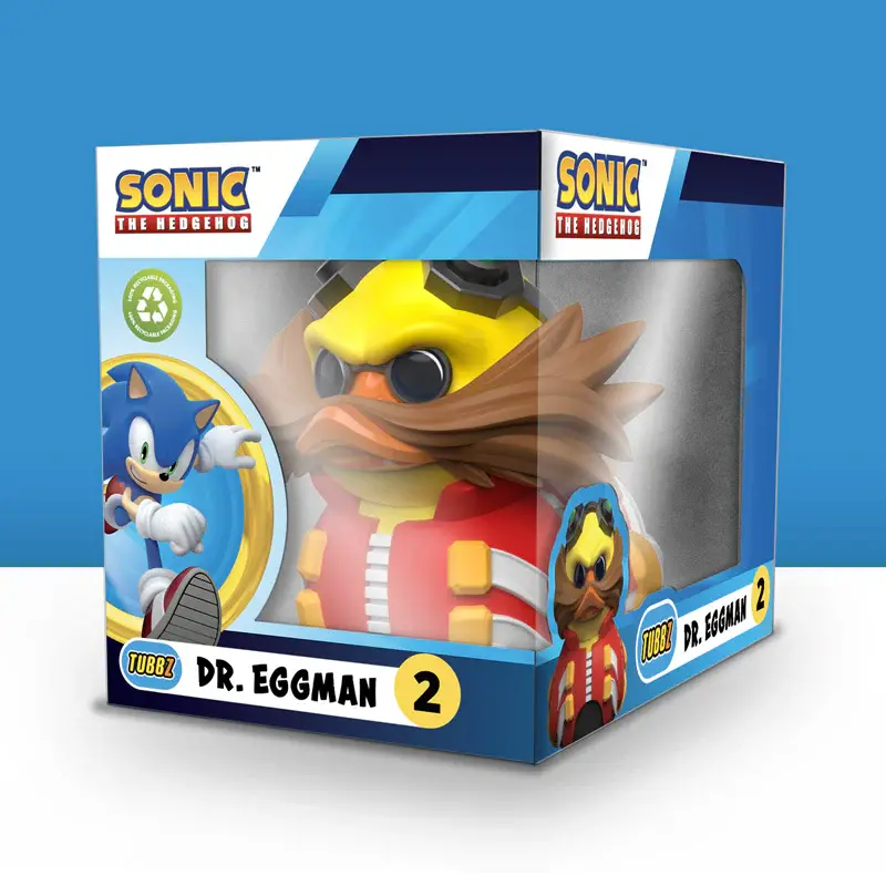 Sonic The Hedgehog Dr. Eggman Ente Badeente Sammelfigur TUBBZ