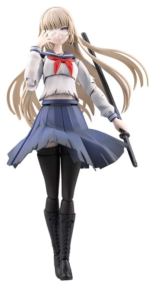 Sousai Shojo Teien Plastic Model Kit 1/10 Kuon Yakushiji Maria Kagaribi Damage Ver. School Girl Emulation 16 cm