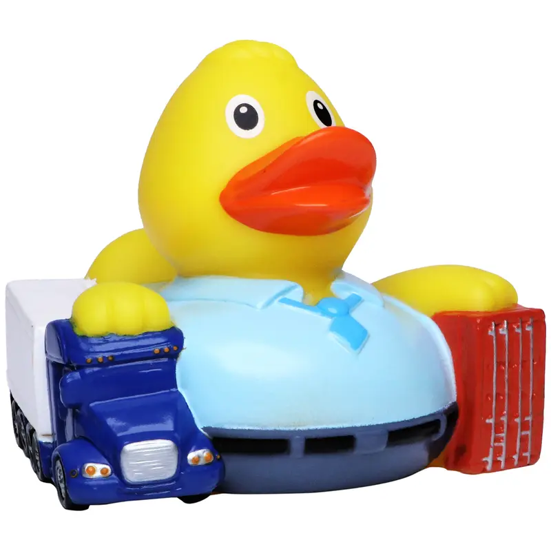 Spediteur LKW Fahrer Ente Badeente Quietscheente Schnabels