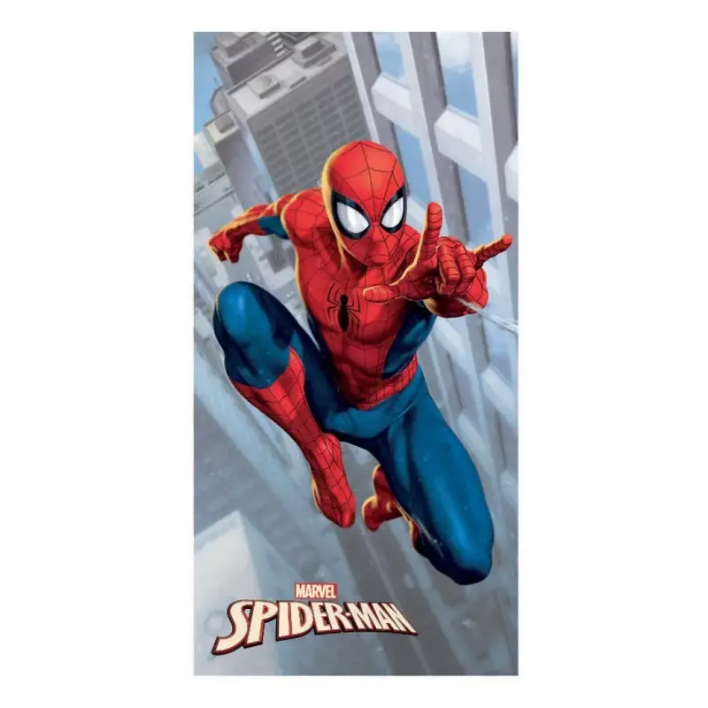 Spiderman Badetuch Handtuch Strandtuch XXL Badehandtuch Marvel Kinder City NEU