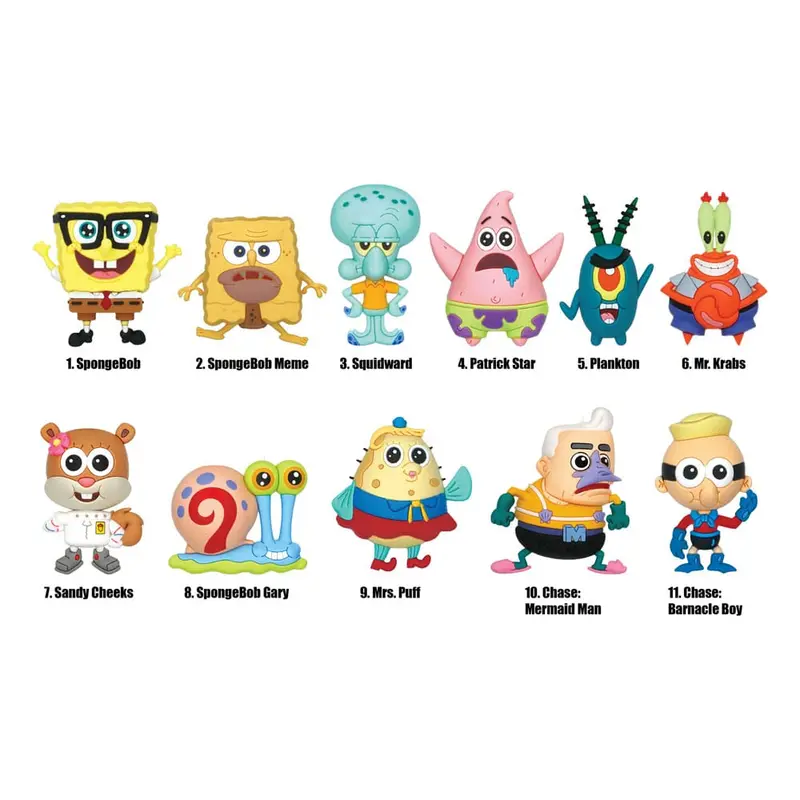 SpongeBob Schwammkopf 3D PVC-Taschenanhänger Blind Bag (1) - Classic Series 3 - sofort lieferbar