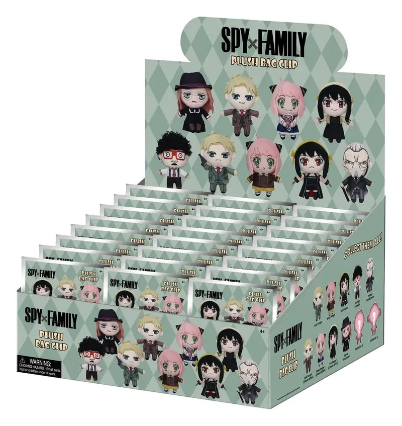 Spy x Family Plüsch-Taschenanhänger Display (24)