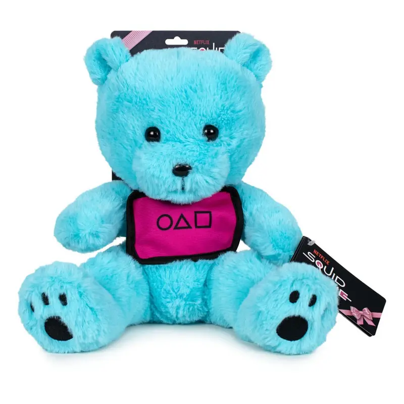 Squid Game Plüschfigur Teddy Bear mit Backing Card Verpackung 25 cm - sofort lieferbar