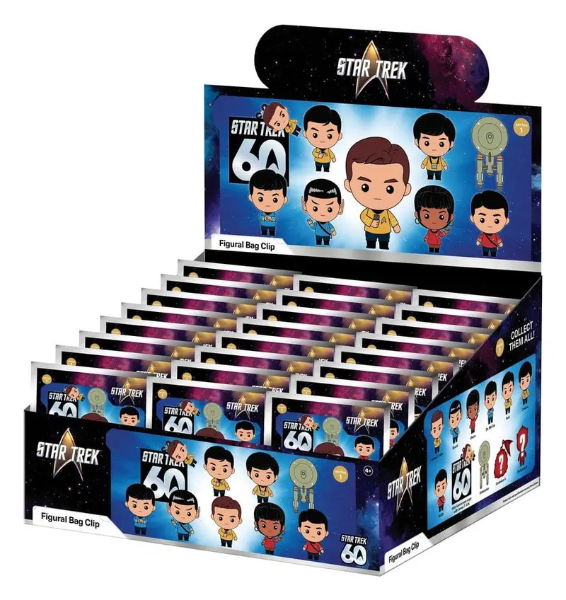 Star Trek 3D PVC-Taschenanhänger Serie 1 Display (24)