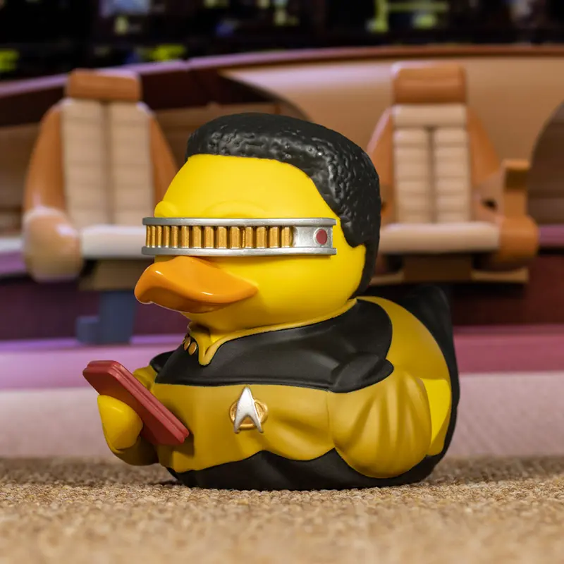 Star Trek Geordi La Forge Ente Badeente Sammelfigur TUBBZ