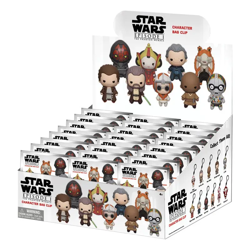 Star Wars 3D PVC-Taschenanhänger (1) The Phantom Menace - Blind Bag - sofort lieferbar