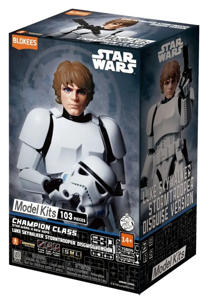 Star Wars Blokees Plastic Model Kit Luke Skywalker