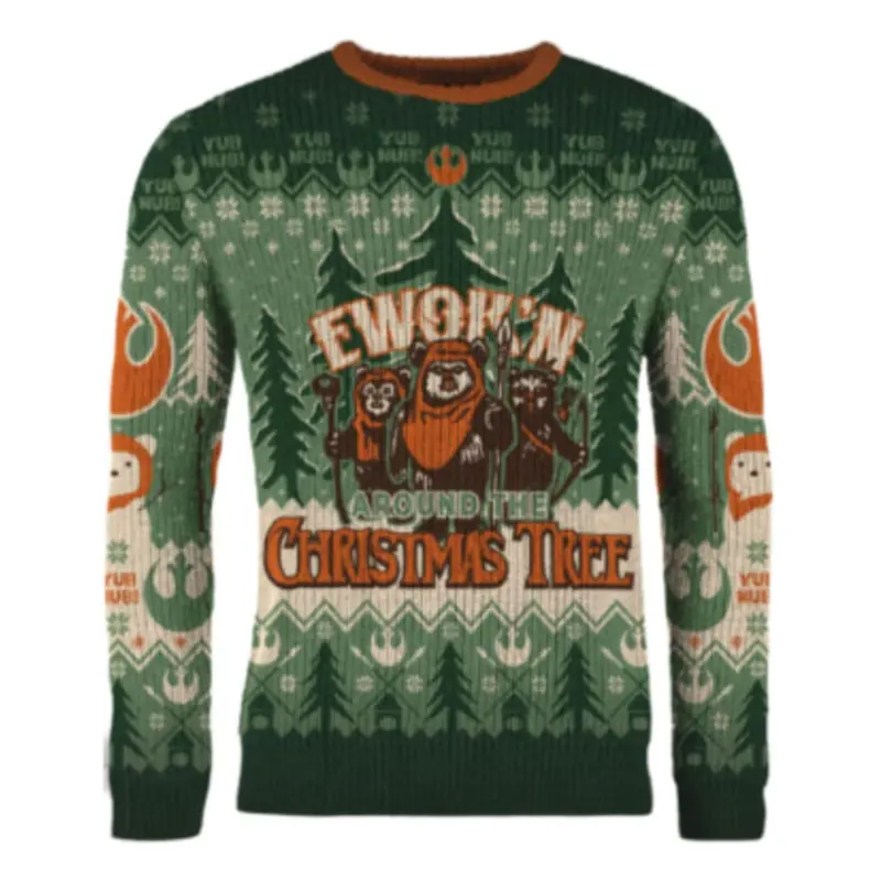 Star Wars Christmas Pullover Ewok'n around the Christmas Tree Größe M