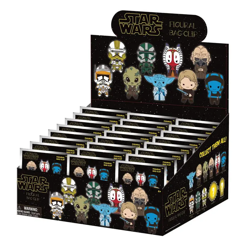 Star Wars-EP III Revenge Of Sith 3D PVC-Taschenanhänger (1) Serie 1 - random selection - sofort lieferbar