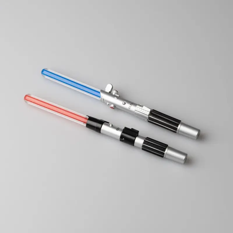 Star Wars Set mit 2 Lichtschwert-Stiften Luke Skywalker & Darth Vader