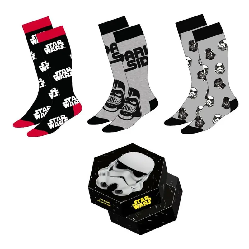 Star Wars Socken 3er-Pack Stormtrooper 38-45