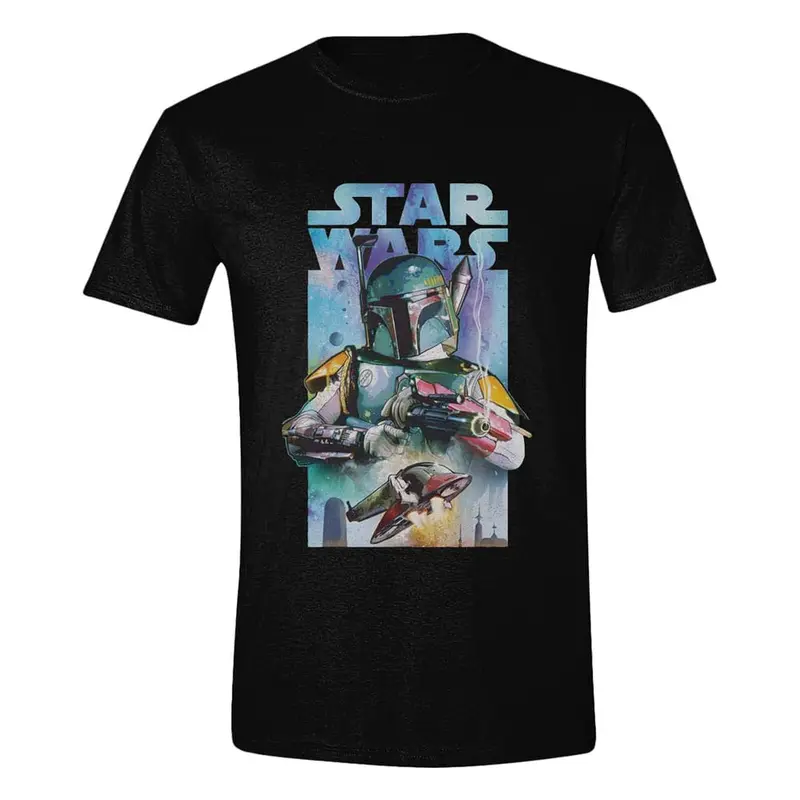 Star Wars T-Shirt Boba Fett Poster Größe M