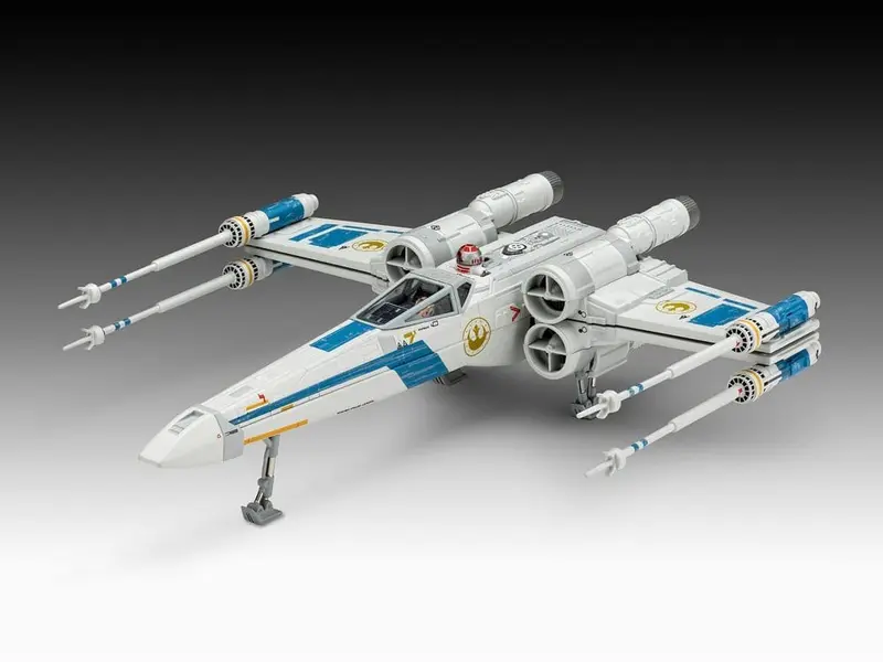 Star Wars The Mandalorian and Grogu Revell Model Set Modellbausatz 1/57 New Republic X-Wing Fighter 22 cm