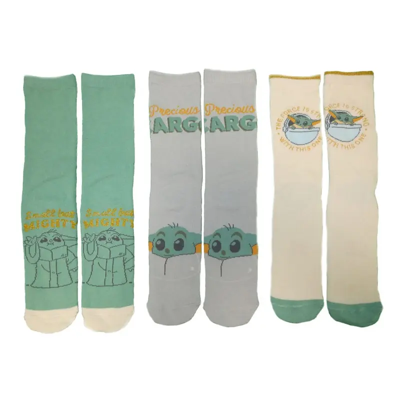 Star Wars The Mandalorian Socken 3er-Pack Grogu S-M