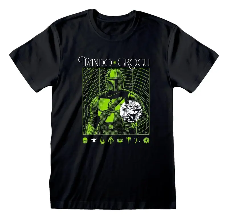 Star Wars The Mandalorian T-Shirt Handover Green Größe S