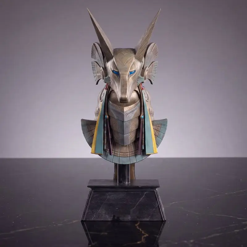 Stargate Desktop Replica Helm-Replik Jackal Guard Helmet Anubis 15 cm