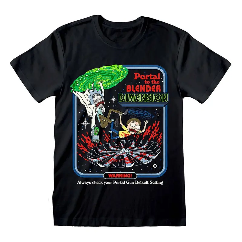 Steven Rhodes T-Shirt Rick and Morty Portal Collab Größe S