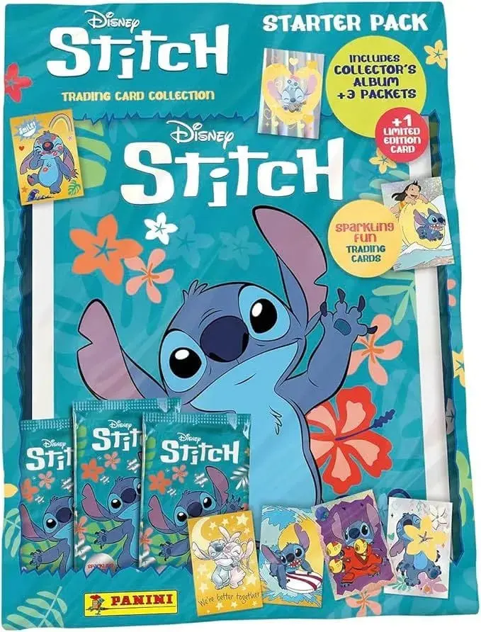 Stitch Trading Cards Starter-Set & Trading Cards Box (24) *Deutsche Version*