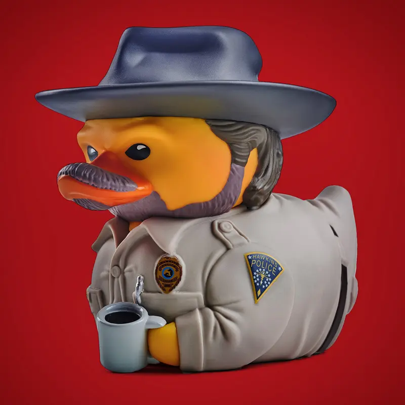 Stranger Things Jim Hopper Deko Ente Badeente Sammlerfigur TUBBZ