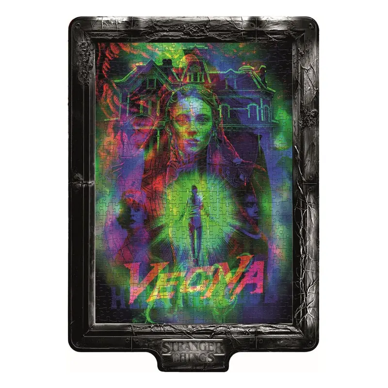Stranger Things Metamorphic Art Collection Puzzle mit Leucht-Effekt Vecna (520 Teile)