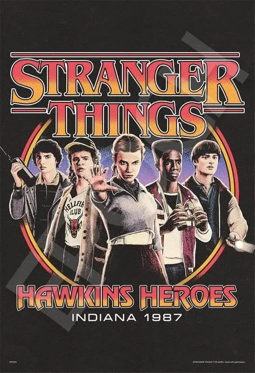 Stranger Things Puzzle 1000 Teile Hawkins Heroes