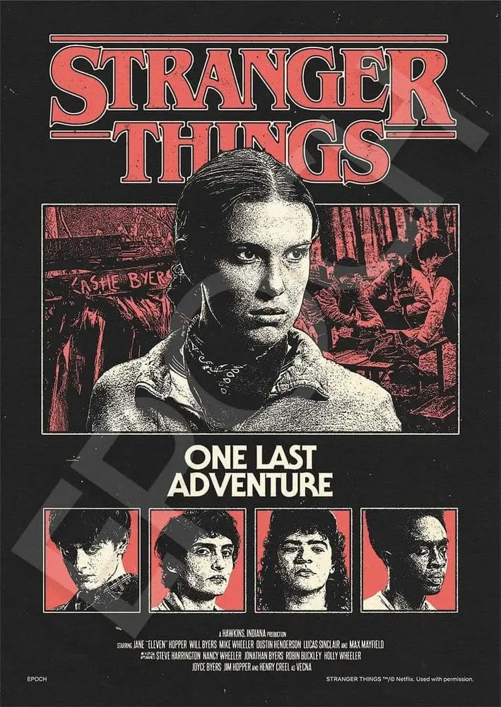 Stranger Things Puzzle 500 Teile One Last Adventure