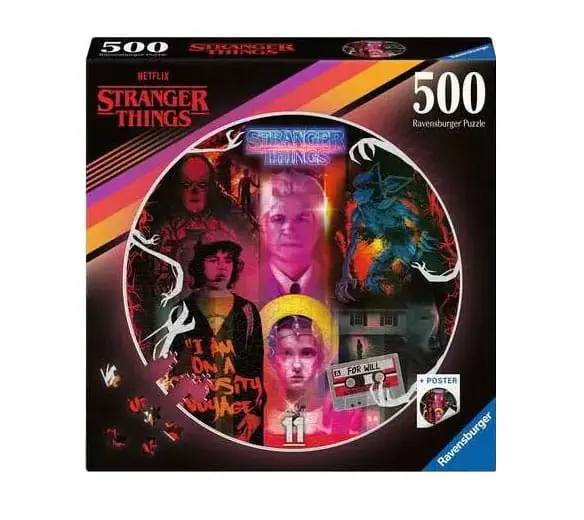 Stranger Things Rund-Puzzle Friends Don't Lie (500 Teile)
