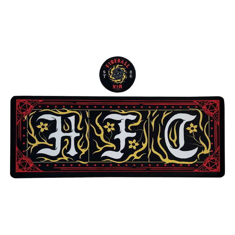 Stranger Things Schreibtischunterlage & Untersetzer Hellfire Club