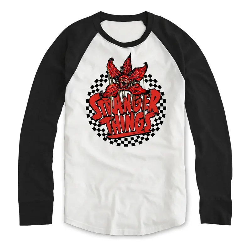 Stranger Things Sweatshirt Checkered Circle Ls