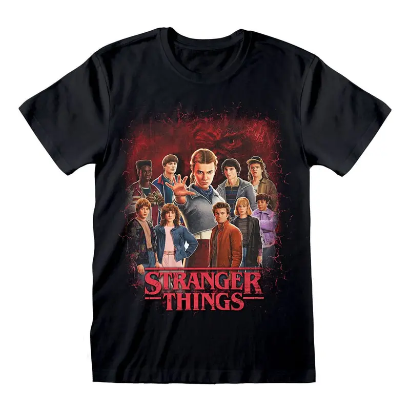 Stranger Things T-Shirt Group of all Characters Größe S