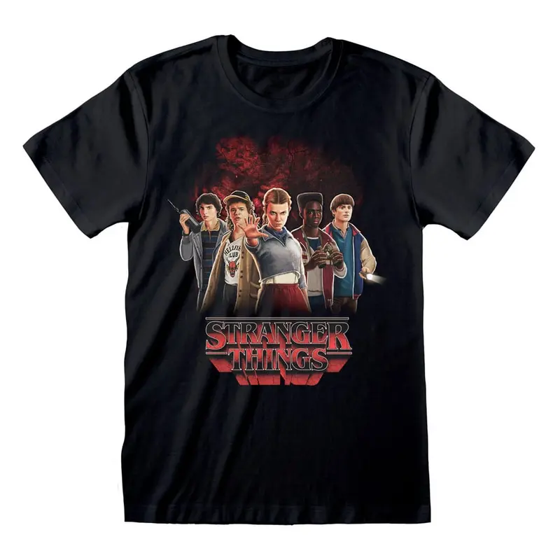 Stranger Things T-Shirt Group with Vecna behind Größe XL