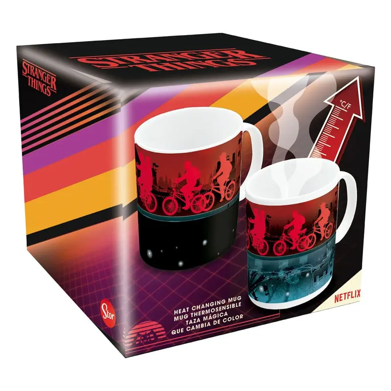 Stranger Things Tasse mit Thermoeffekt Upside Down 325 ml
