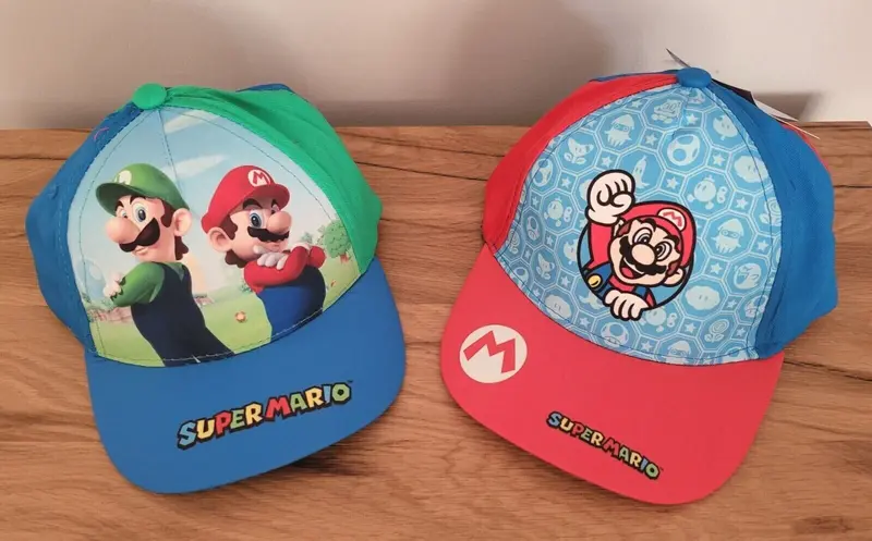 Super Mario Kinder Basecap Kappe Mütze Cap Sonnenschutz Luigi sortiert Gr.52/54
