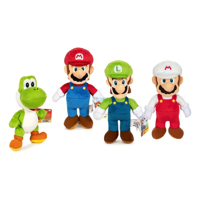 Super Mario Plüschfiguren Set Charaktere 25 cm Sortiment (8)
