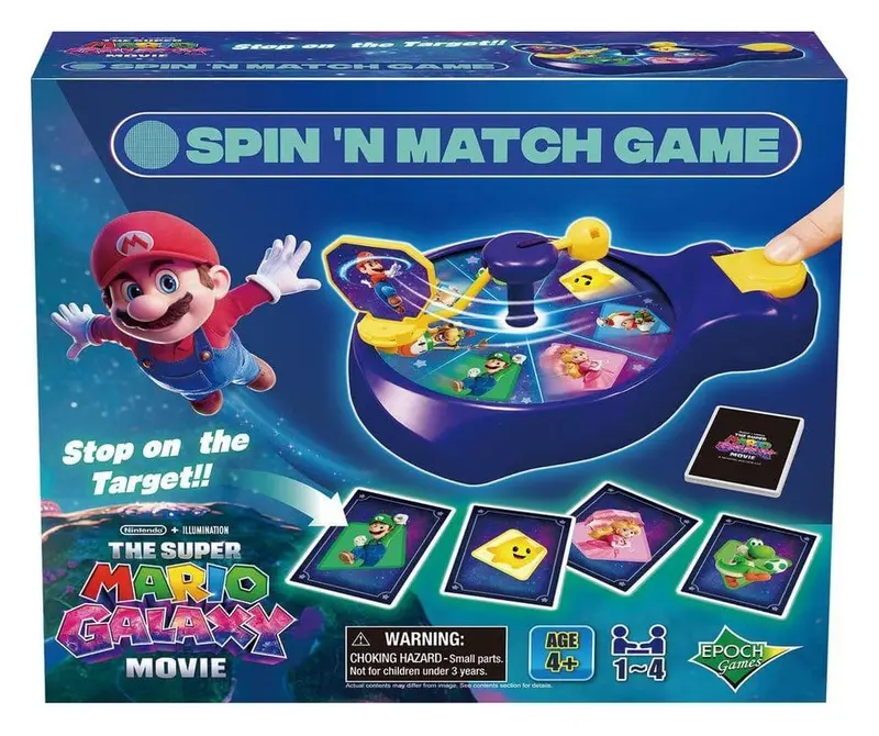 Super Mario Spiel Galaxy Movie Spin'n Match